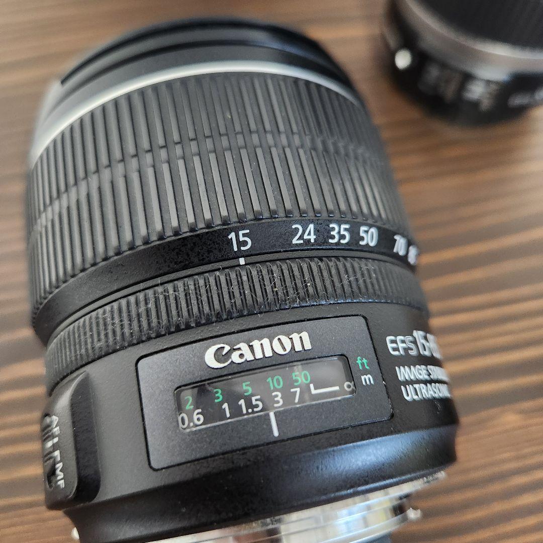 中古 Canon EF-S 15-85mm & 55-250mm レンズセット