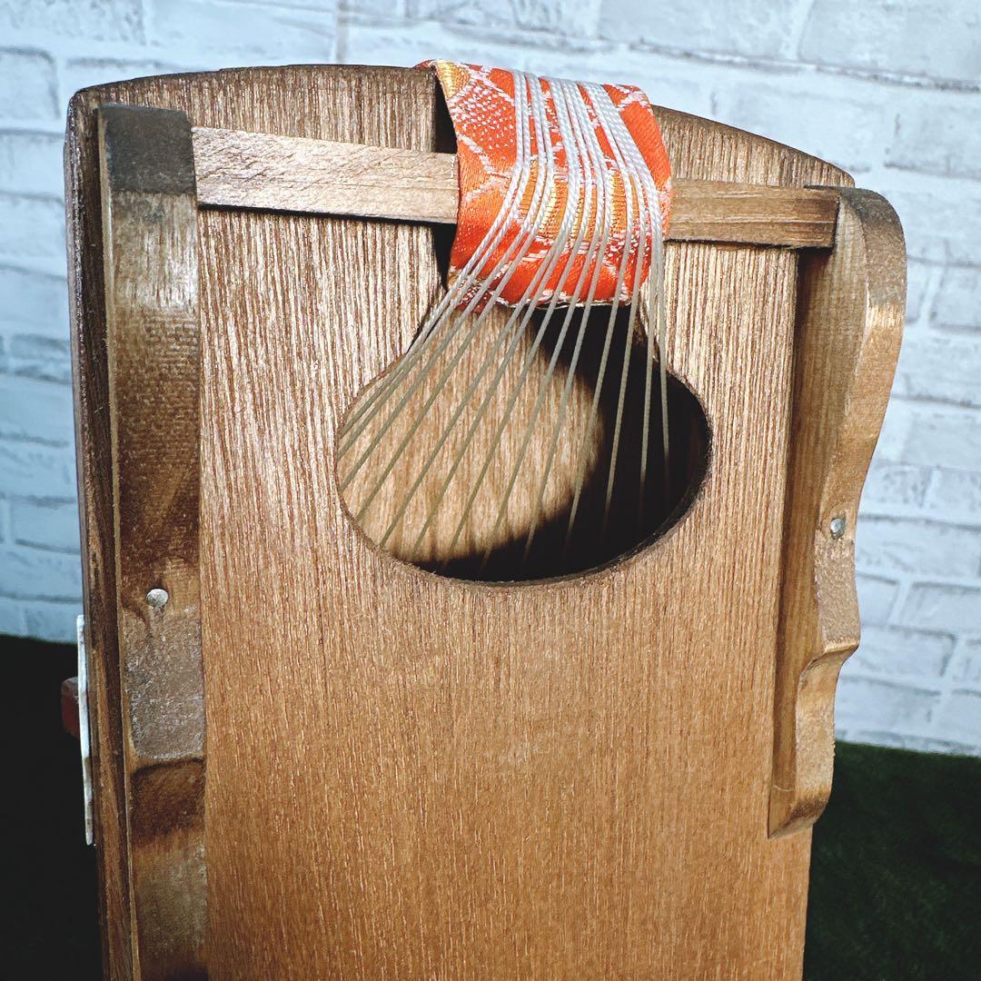 美品】東京クリエイト 短琴 小琴 13弦 弦楽器 和楽器 文化琴 くり甲