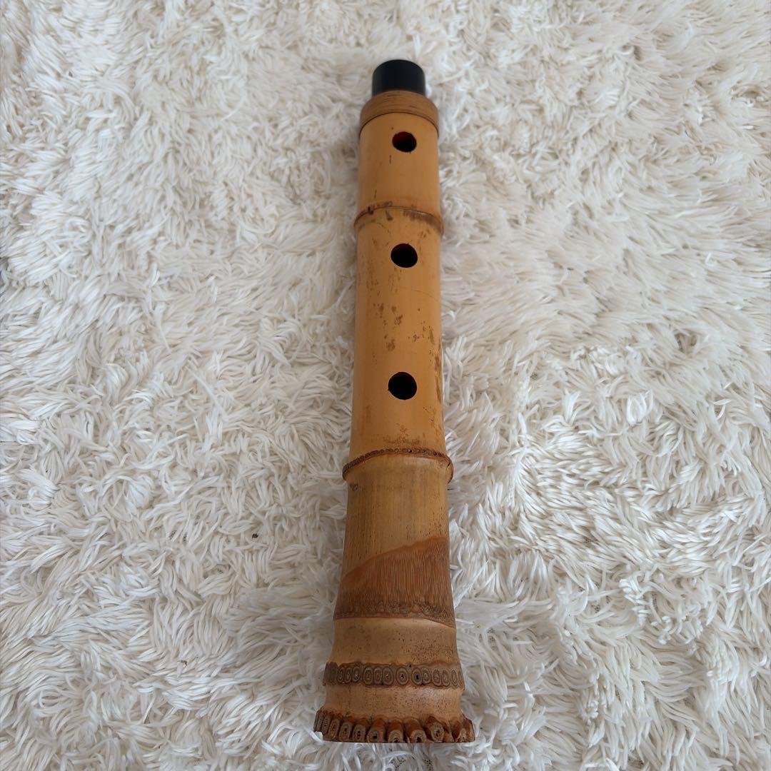 尺八 竹製 二分割 ケース 文字あり 1.8尺 - メルカリ