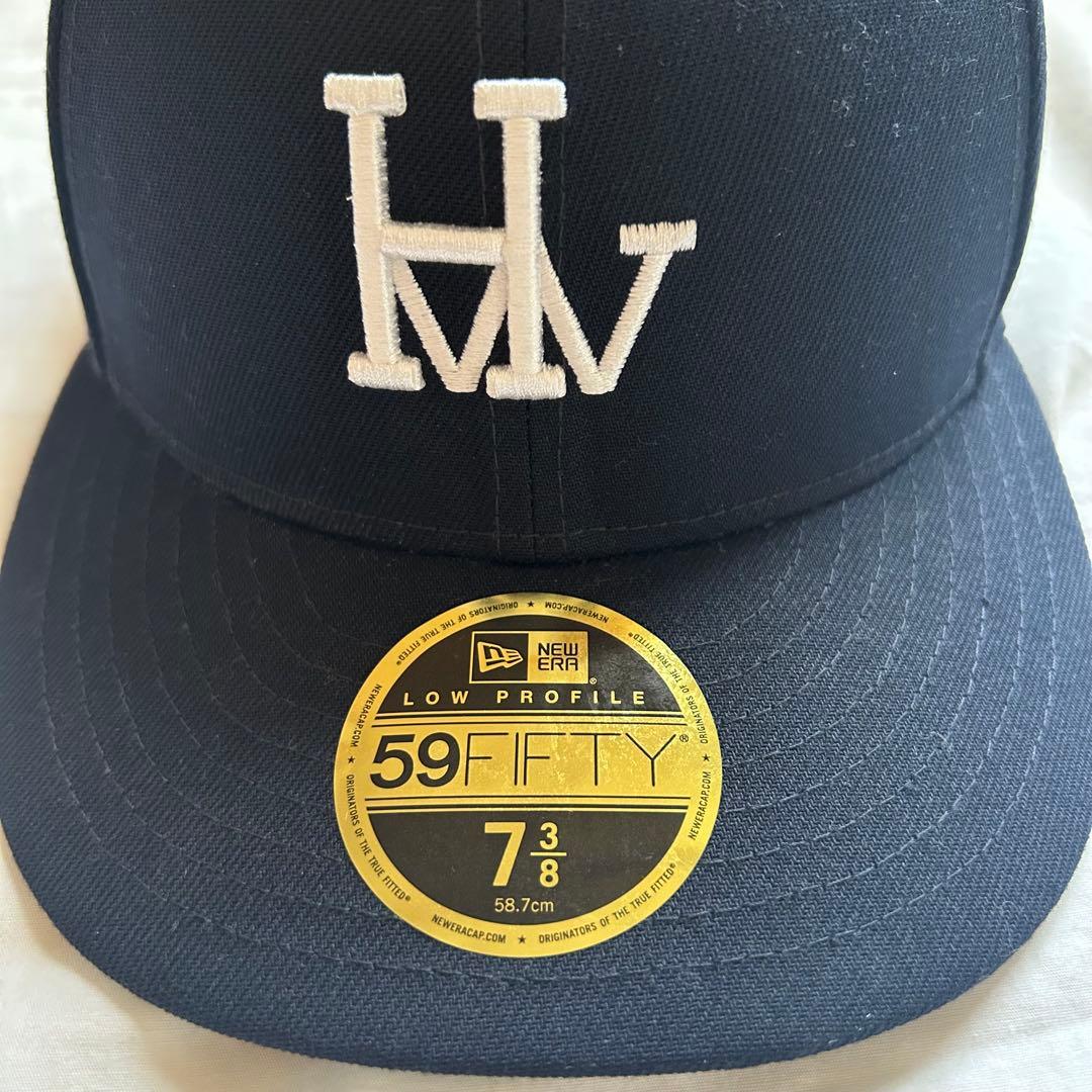 Da-iCE 和田颯 how ロゴ刺繍 キャップ ネイビー 7 3/8