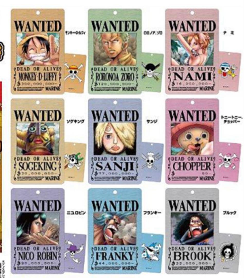 レアアイテム】ワンピース メタル手配書Colorful（カラフル） - メルカリ