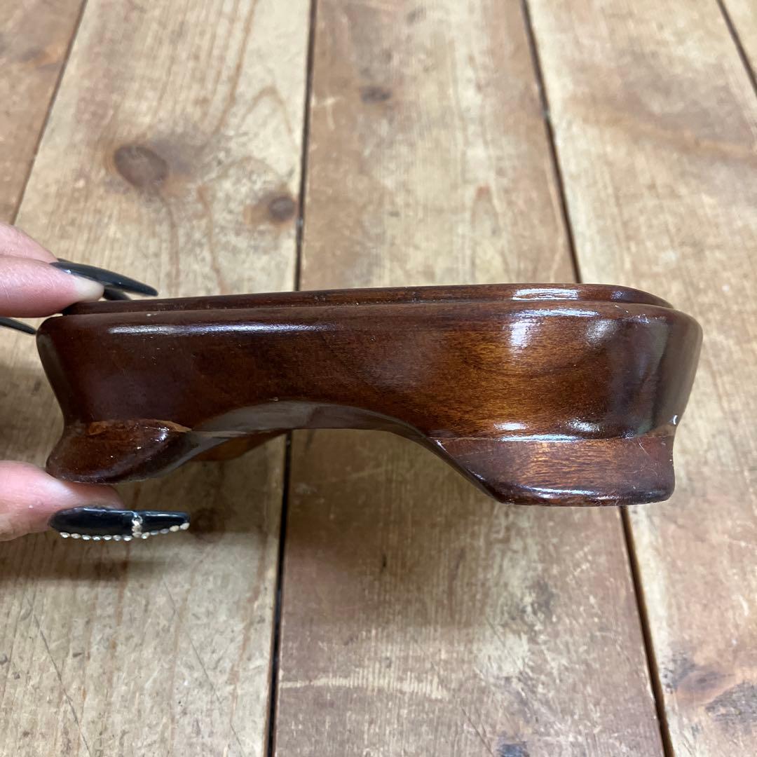 E-4 昭和レトロ 鑑賞石 赤石 飾り石 碧玉 磨き石 台座付き 石 ストーン