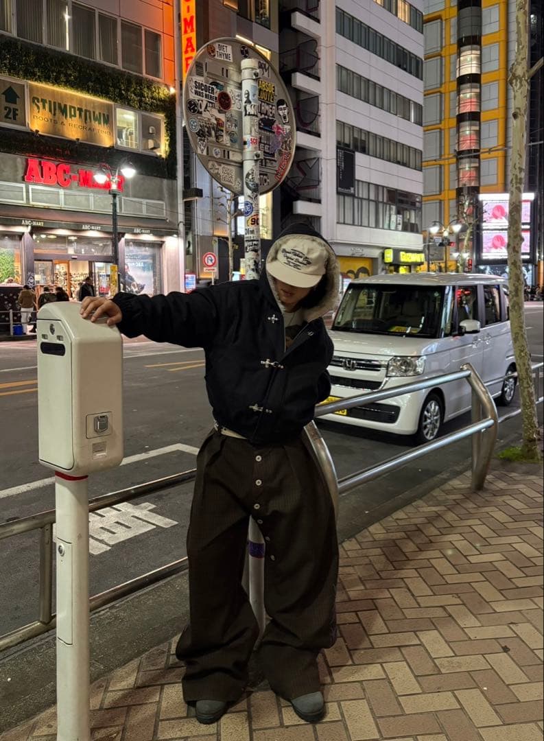 elev エレブ ファー付き ファイヤーマンジャケット - メルカリ