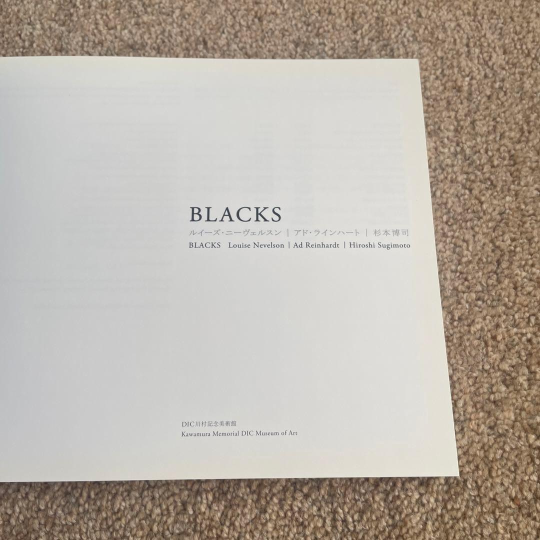 BLACKS ルイーズ・ニーヴェルスン/アド・ラインハート/杉本博司 - メルカリ