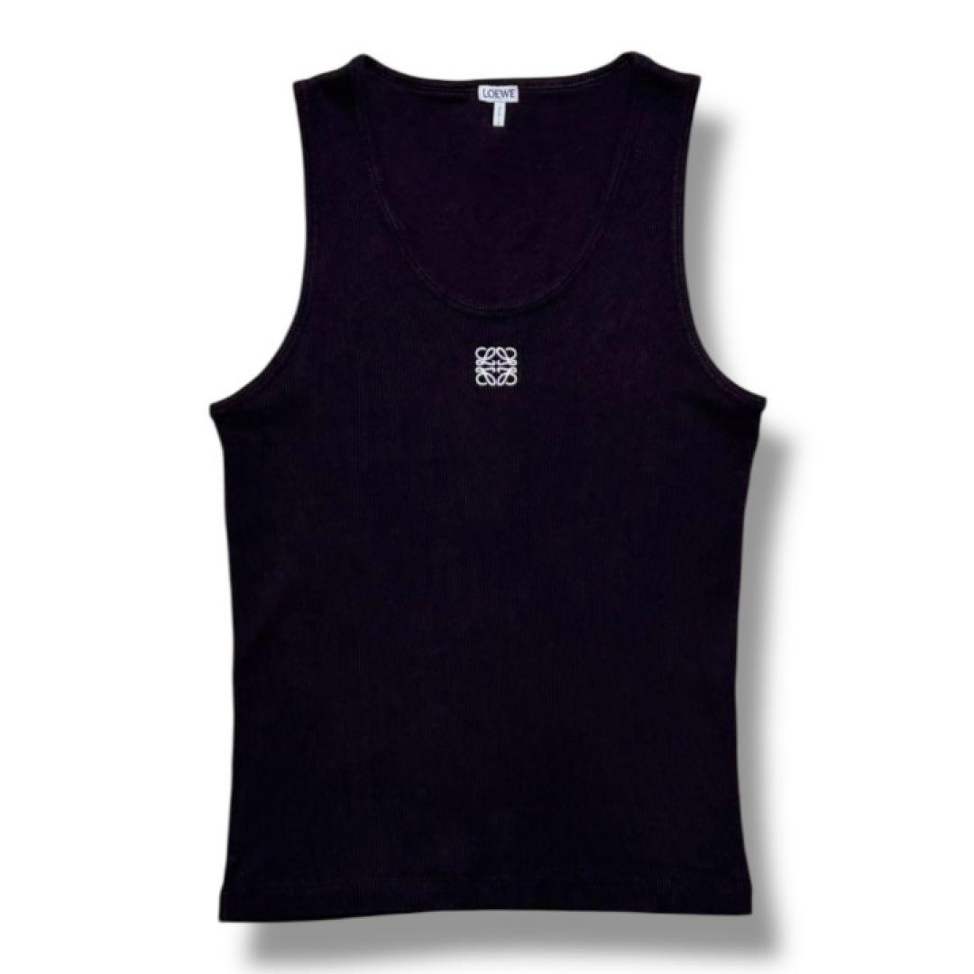 LOEWE 24SS アナグラムロゴ タンクトップ メンズ向け 希少サイズ XL