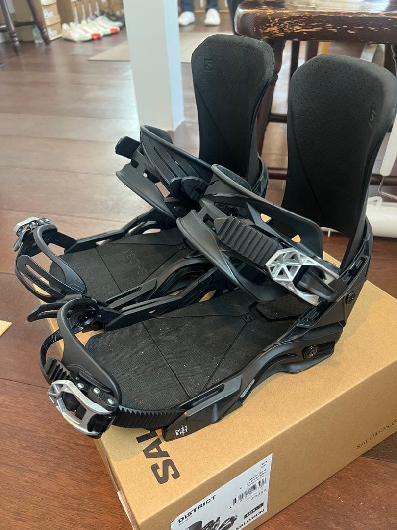 salomon district 2023 Lサイズ　トゥストラップ変更 salomon district 2023 Lサイズトゥストラップ変更