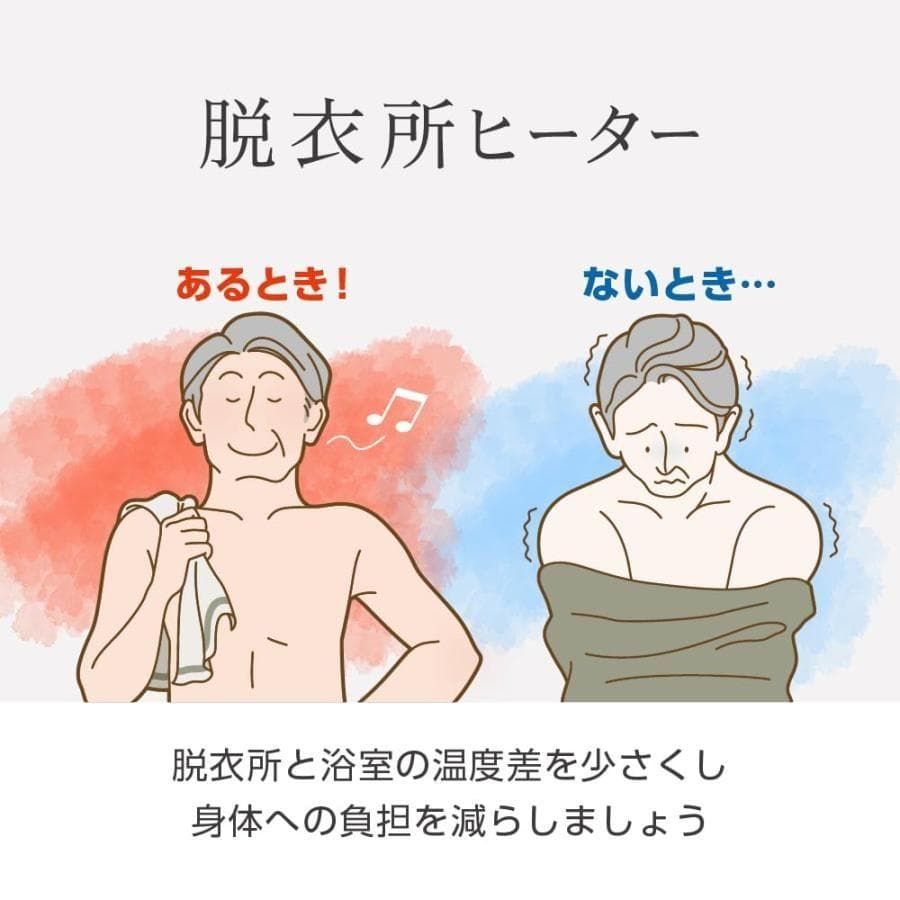 ☆未使用 脱衣所ヒーター 脱衣所 温風 送風切替 ヒートショック対策 リモコン