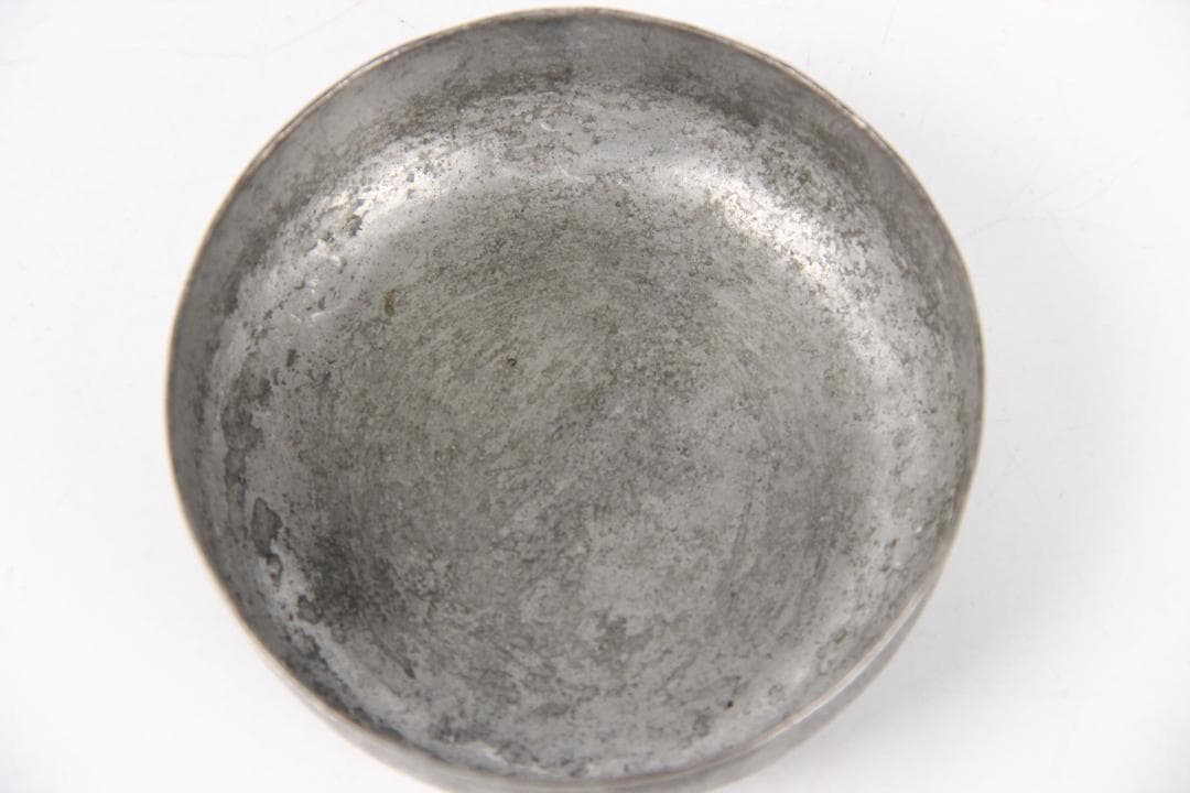 ヤンポ 菓子器 鎚目 純錫 直径8.5cm 重82.7g FJ21-7 - メルカリ