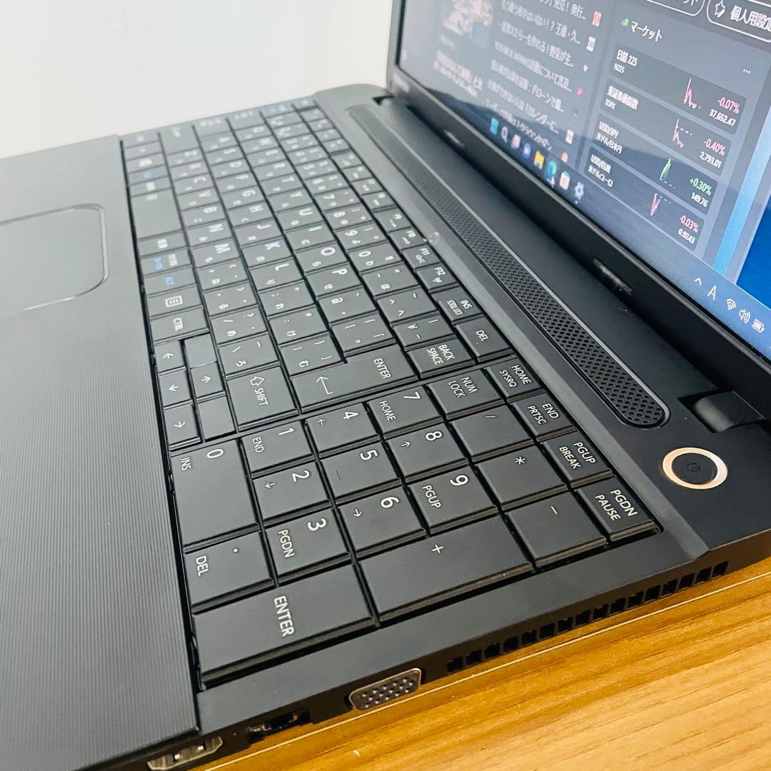 サクサクSSD東芝ノートパソコン　Windows11オフィスDVD