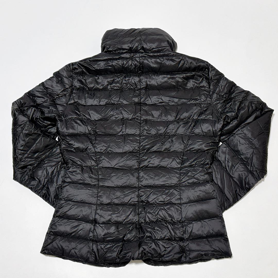 美品 HERNO ラミナー ショートダウンジャケット ブラック 42 f725