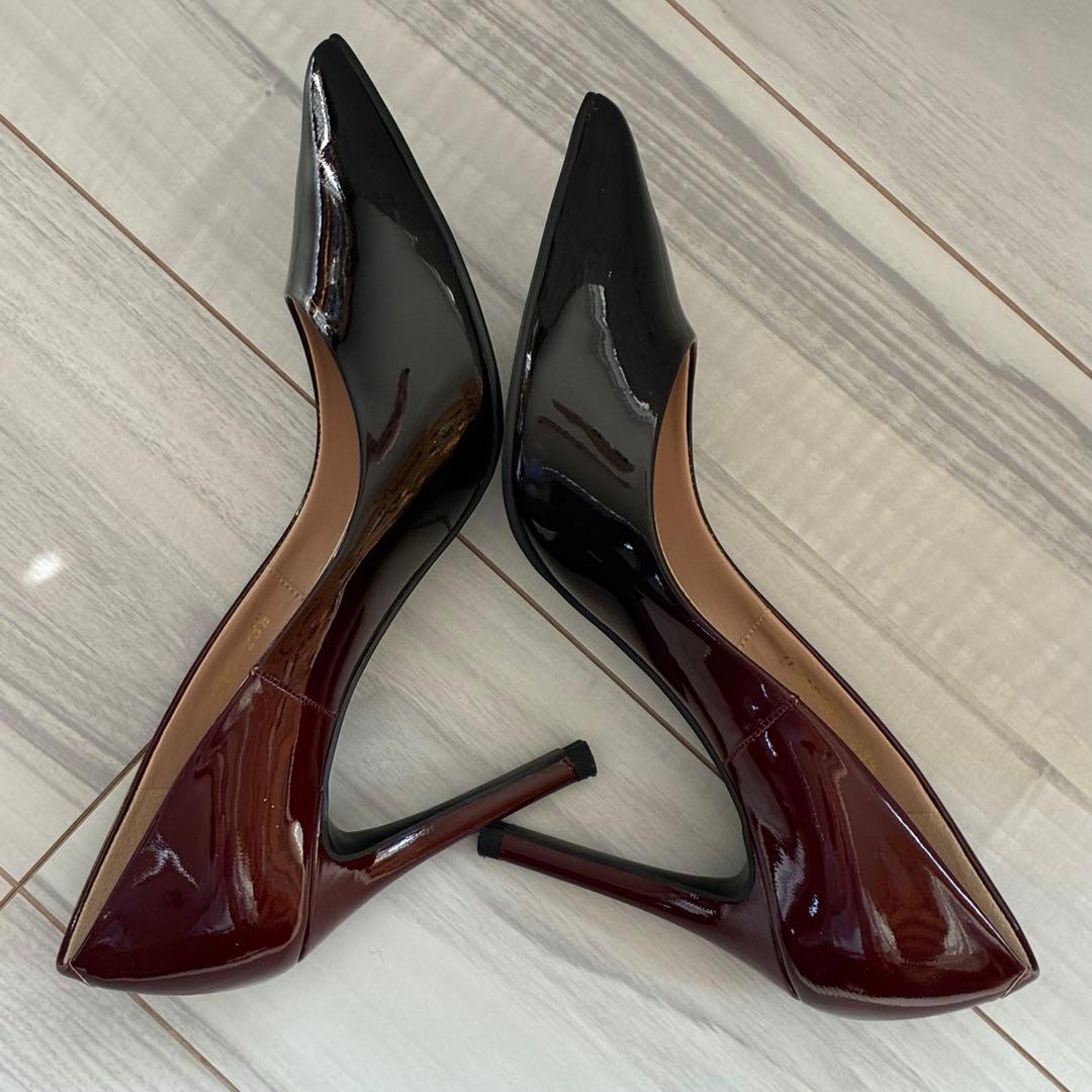 ダイアナ エナメル パンプス 23.5cm ボルドー グラデーション - メルカリ