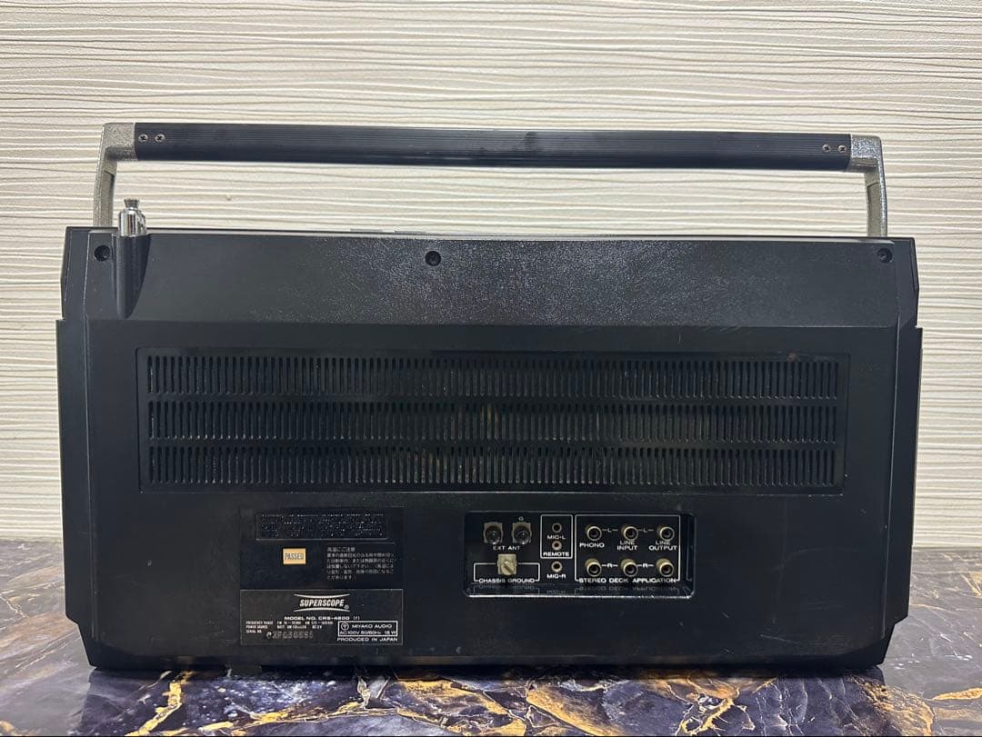 希少品MARANTZマランツSUPERSCOPEラジカセ　CRS-4800整備品