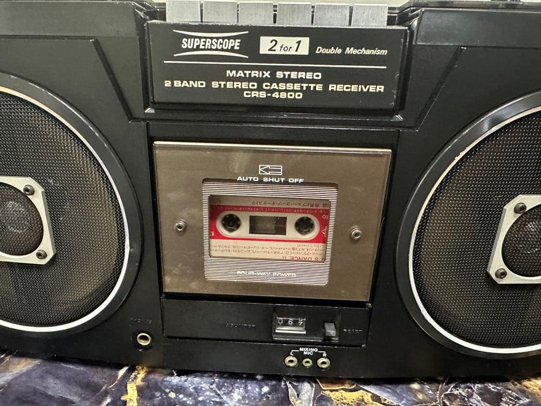 希少品MARANTZマランツSUPERSCOPEラジカセ　CRS-4800整備品