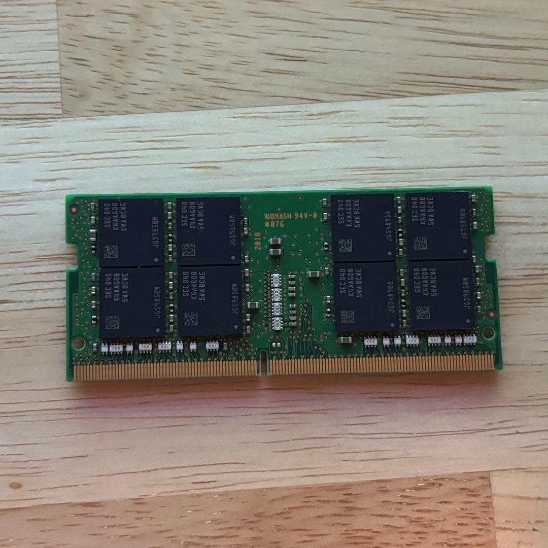 Samsung DDR4 3200AA 32GB SO-DIMM メモリ