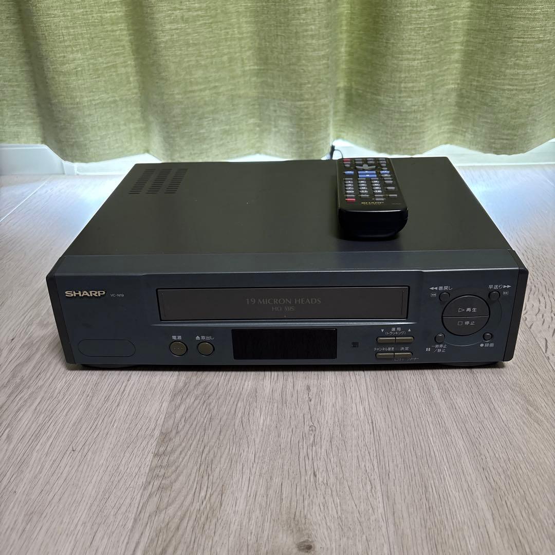 SHARP VC-N19 ビデオデッキ VHS ビデオカセットレコーダー - メルカリ