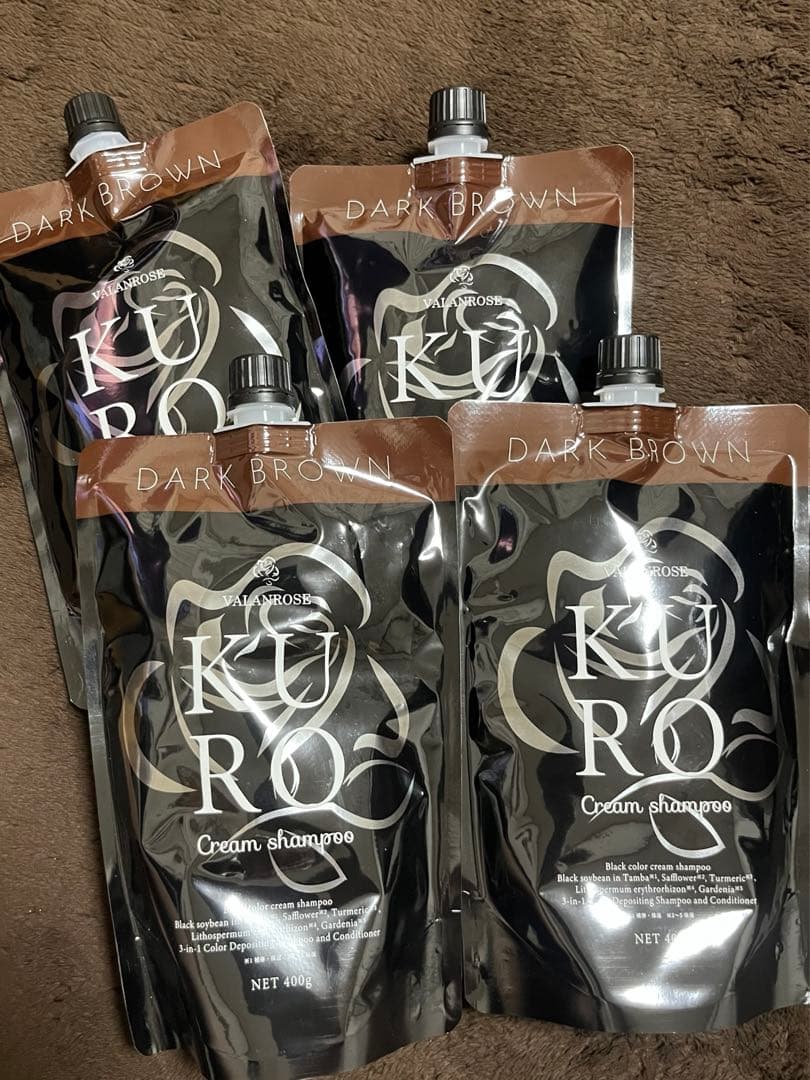 KUROクリームヘアシャンプー 400g 4つセット