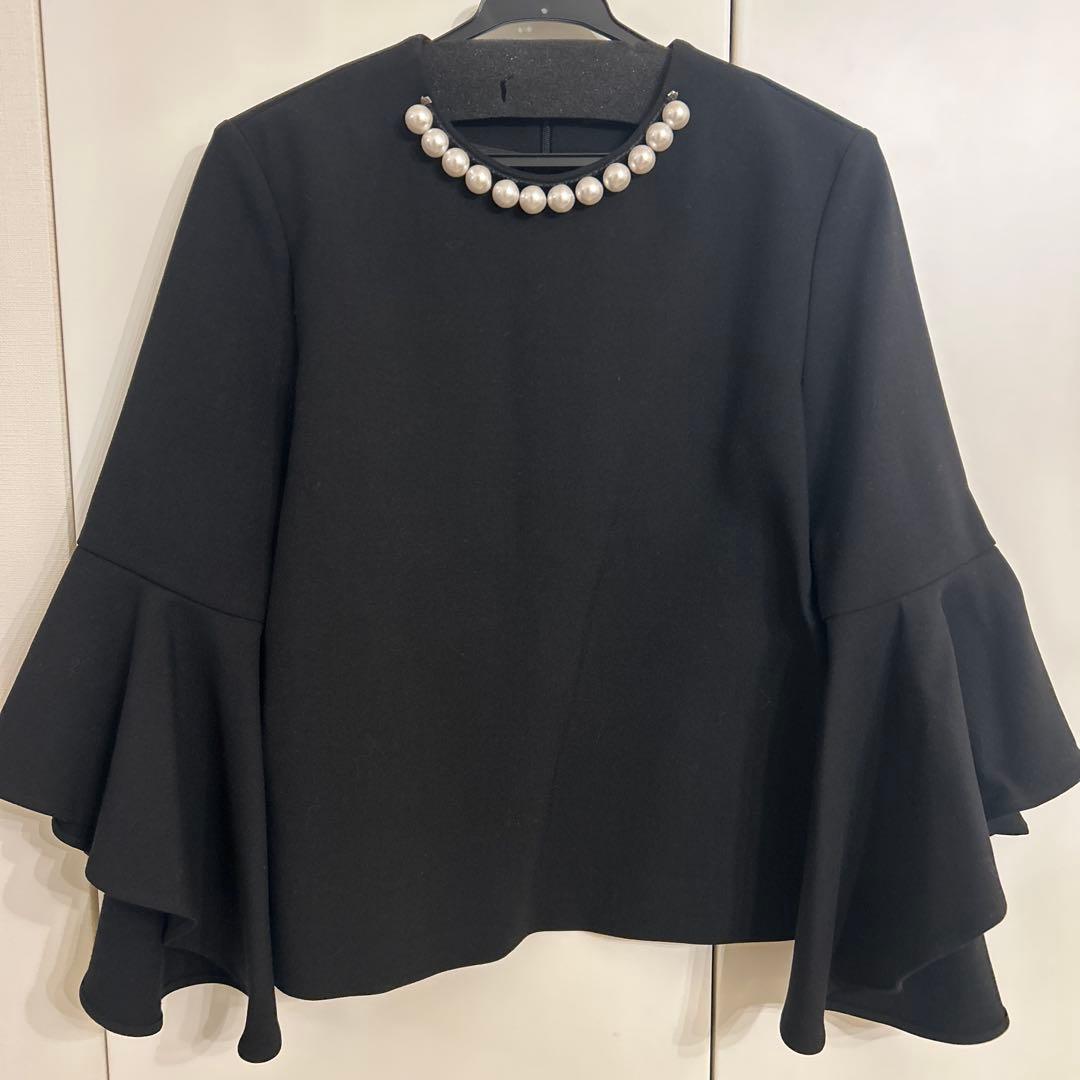 moko　ヨーコチャン　トップス 中古・古着通販】YOKO CHAN (ヨーコチャン) ヘムスカラップ ブラウス