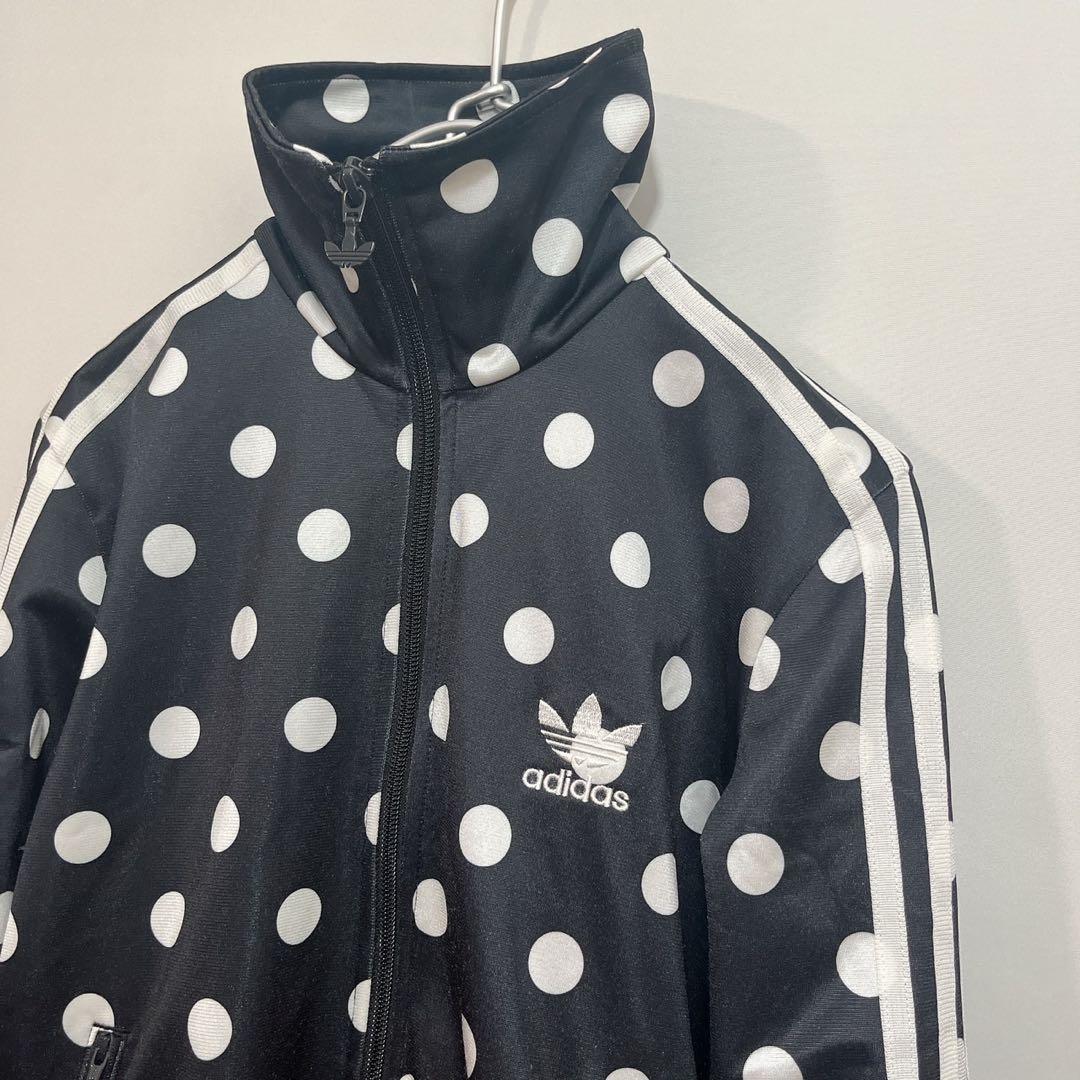 希少♡】 adidas トラックジャケット 水玉 ジャージ トップス - メルカリ
