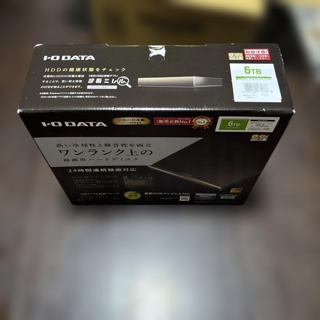 I-O DATA アイ・オー・データ 24時間連続録画対応 AVHD-WR6/U