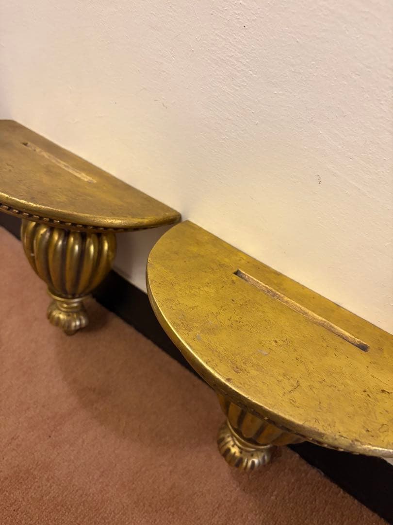 ミッドセンチュリーゴールド壁掛け2個セットビンテージの通販はau PAY