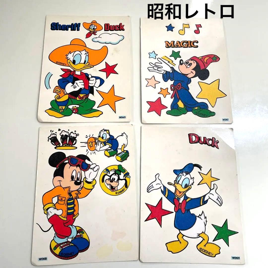 レトロ 希少 レア ディズニー ステッカー シール - メルカリ