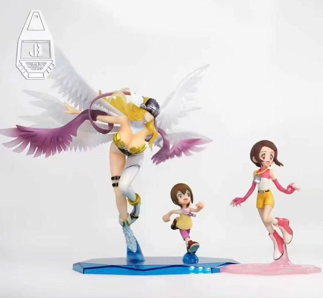 デジモン 八神ヒカリ プロットモン 樹脂フィギュア ガレージキット