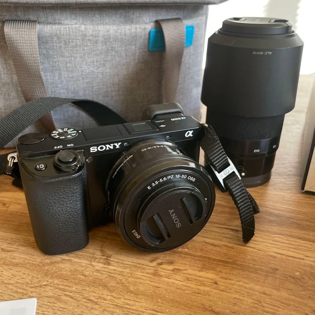 ⭐️SONY a6100➕カメラケース➕ワイヤレスイヤホン➕スマホスタンド