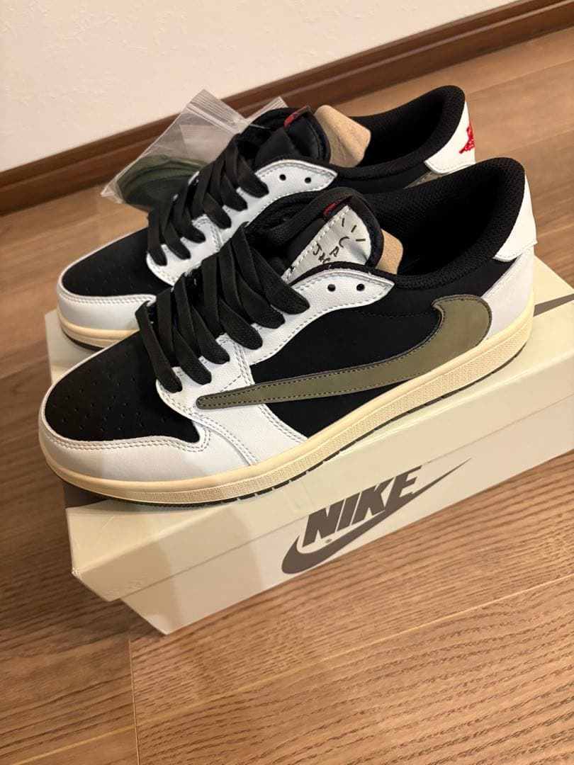 Nike Travis Scott×Jordan 1 Reverse Olive AIR JORDAN 1 LOW x Travis Scott 'Reverse Olive' ｜ FLY BASKETBALL
