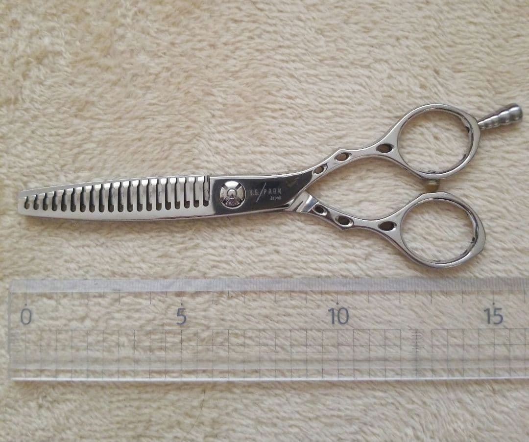 ヘブンスシザー 50%セニングシザー ダマスカス鋼