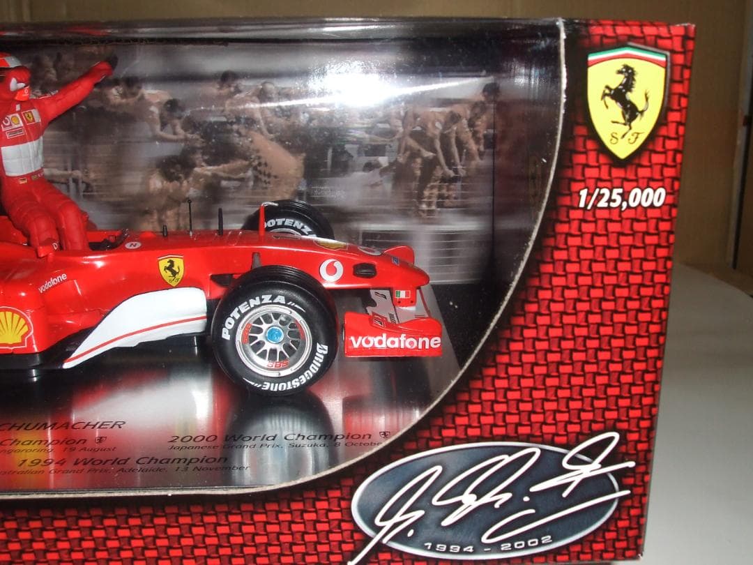 美品 ミハエル・シューマッハ 5年連続 WC 優勝記念 マテル 1／18