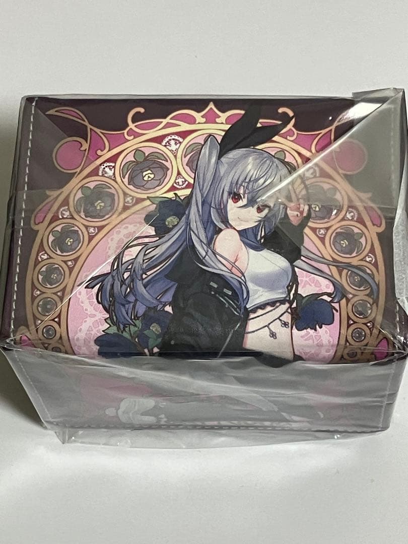 混沌の女神様 ホロライブ 合皮製デッキケース ミュシャ風 響咲リオナ