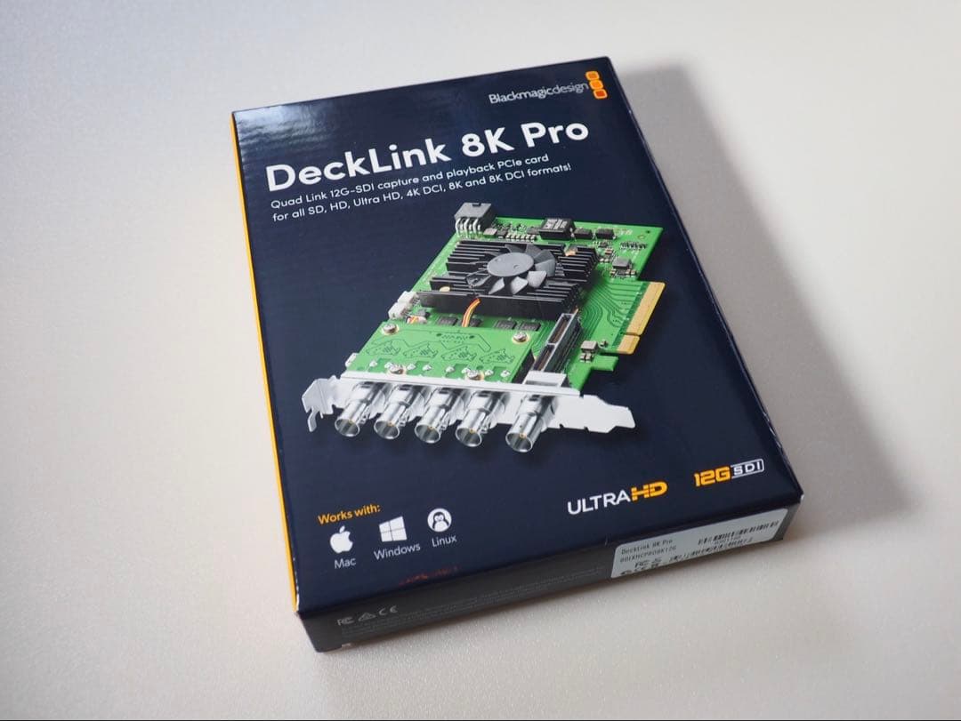 DeckLink 8K Pro ビデオキャプチャーボード Amazon.com: Blackmagic Design DeckLink 8K Pro G2 PCIe Capture and