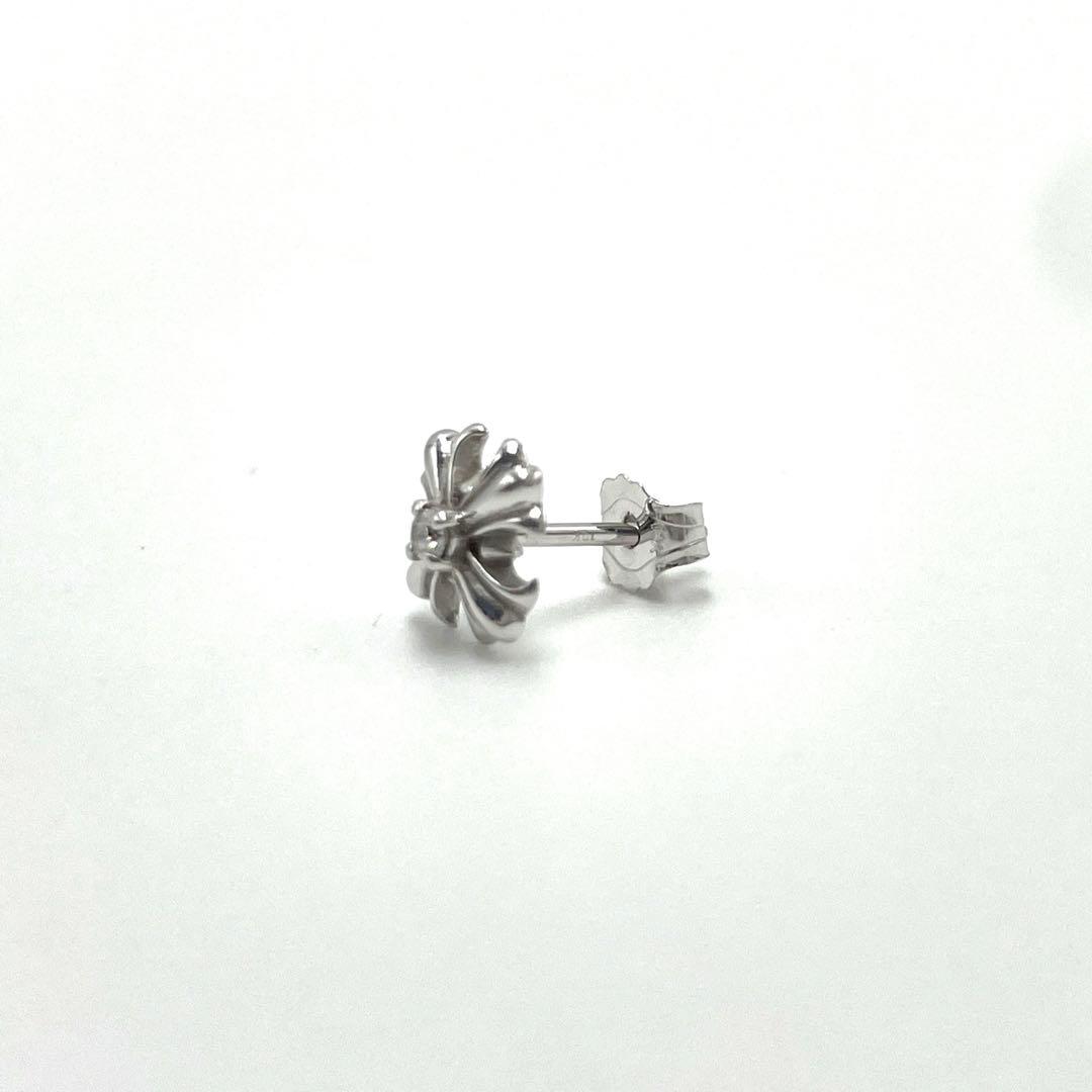 【新品同様】アバランチ ピアス ダイヤモンド 10K ホワイトゴールド 0.7g