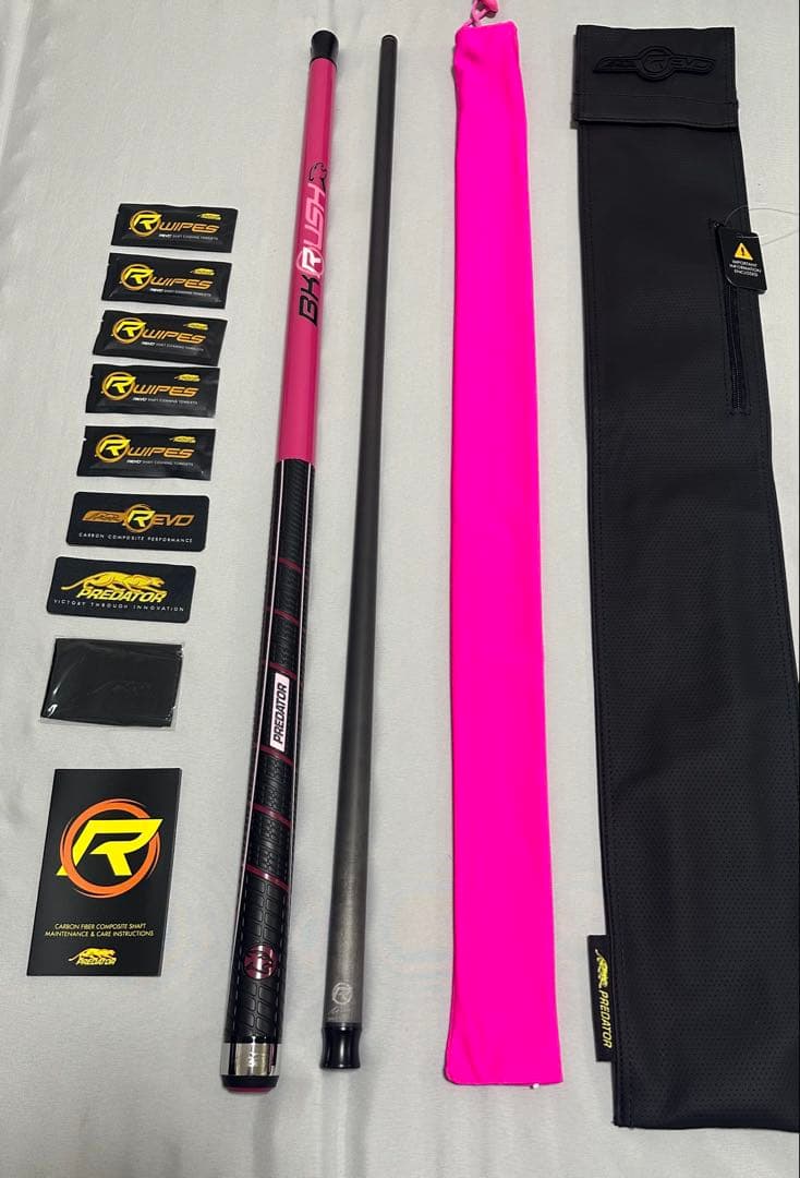 値下げ！　限定色　Predator プレデター　BK-RUSH PINK SW Discontinued - Predator Pink BK Rush Break Cue - Sport Wrap | Best