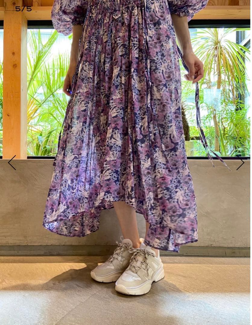 稀少☆イザベルマランエトワールARIANAコットンフラワープリント