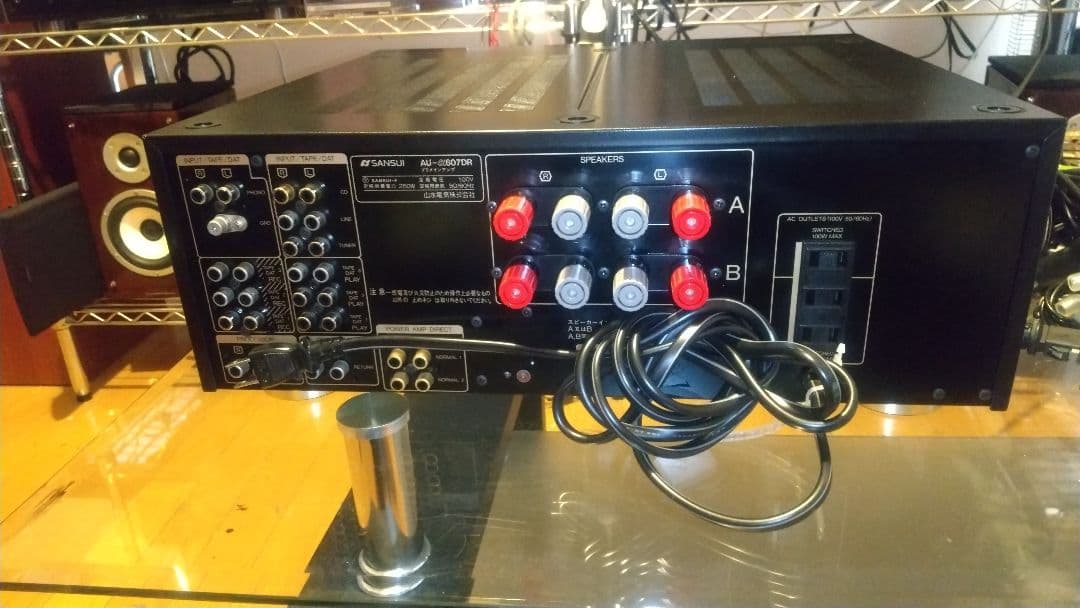 SANSUI AU-α607DR ステレオプリメインアンプ メンテナンス施工済み