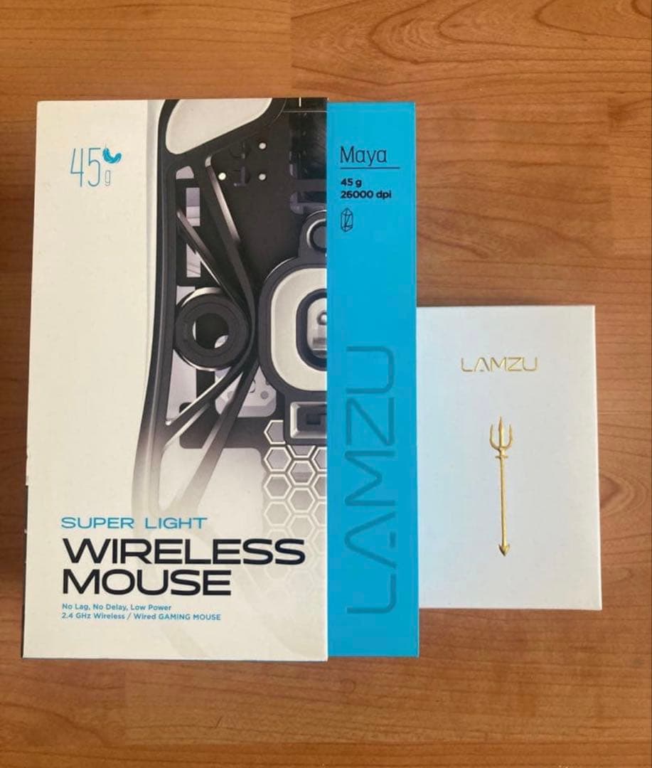 LAMZU Maya ワイヤレスマウス 8kドングル付き LAMZU MAYA X Gaming Mouse