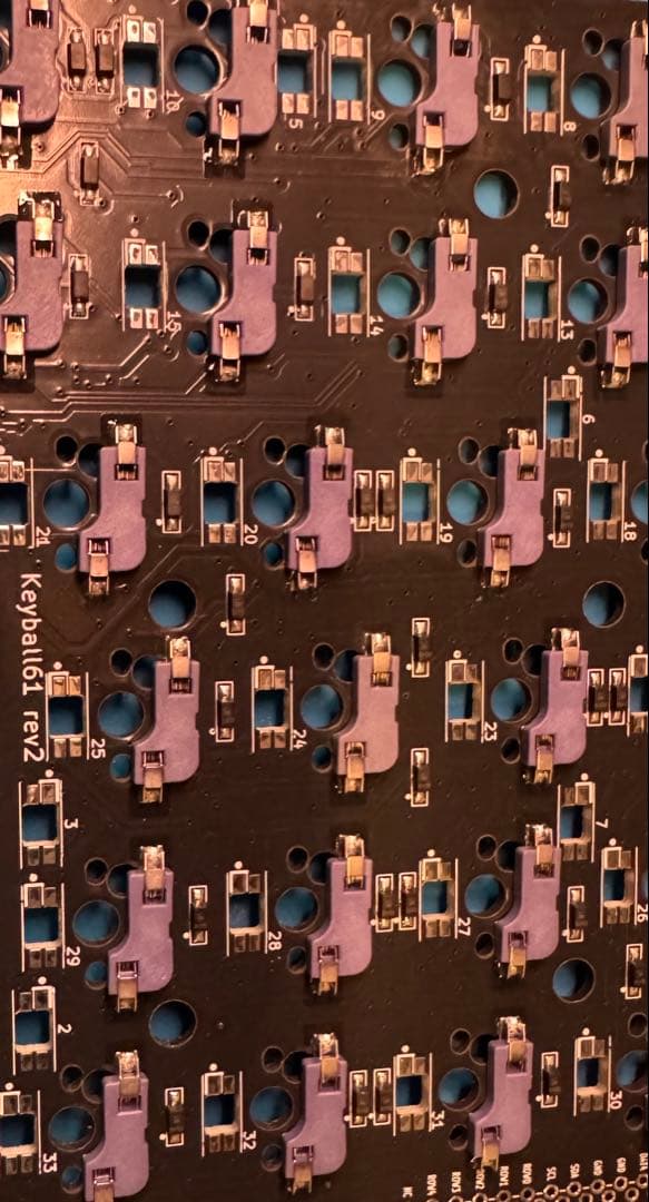 keyball61 すべて半田済み基板とトラックボール基板　動作確認済