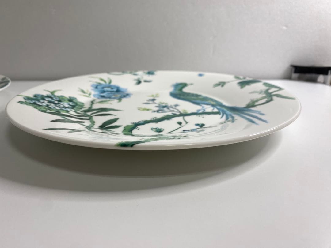 《ウェッジウッド》シノワズリ ホワイト プレート23ｃｍ ２枚