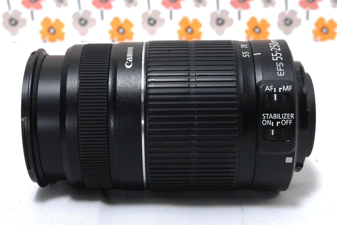【返品保証】❤Canon EF-S 55-250㎜ ISⅡ❤スポーツ撮影に強い❤