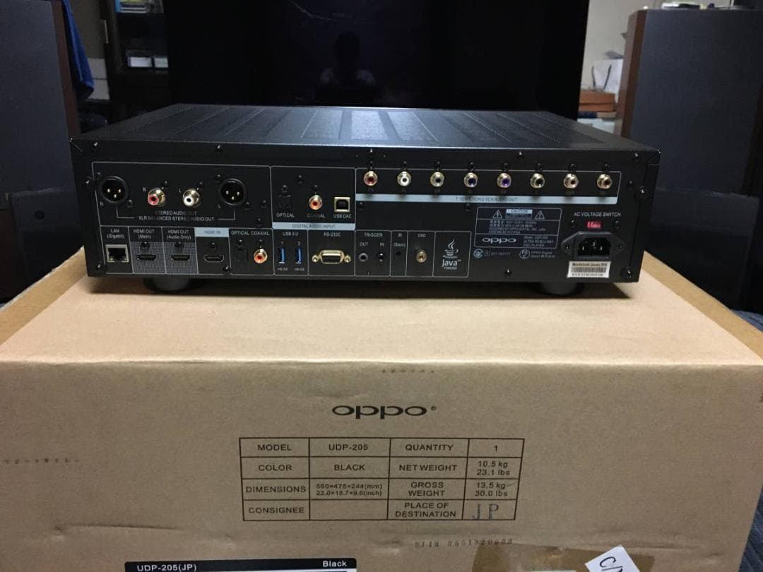 【未使用に近い・極美品希少】OPPO UDP-205 Ultra HD 4K対応