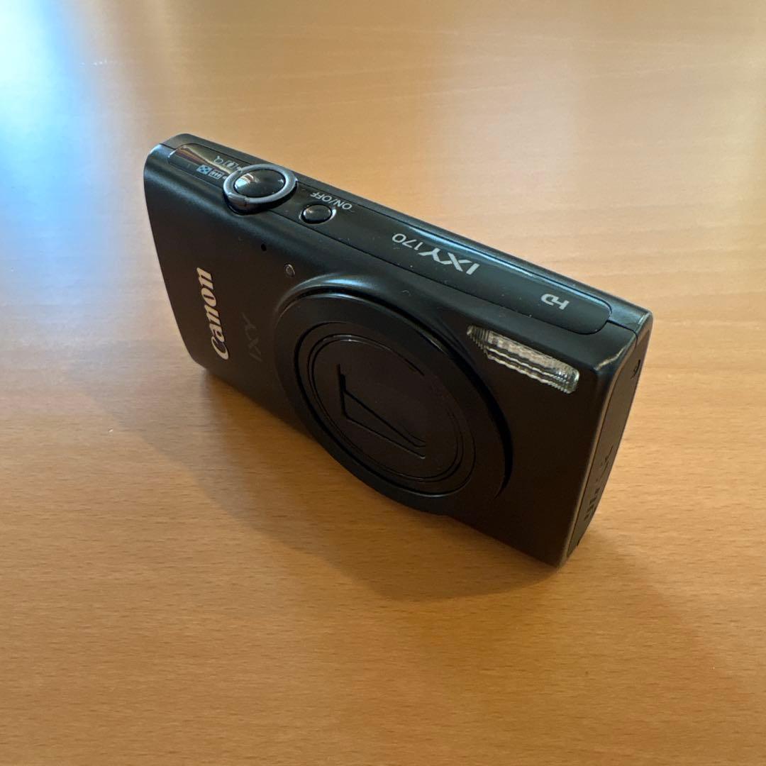 Canon IXY 170 コンパクトデジタルカメラ 本体　ブラック