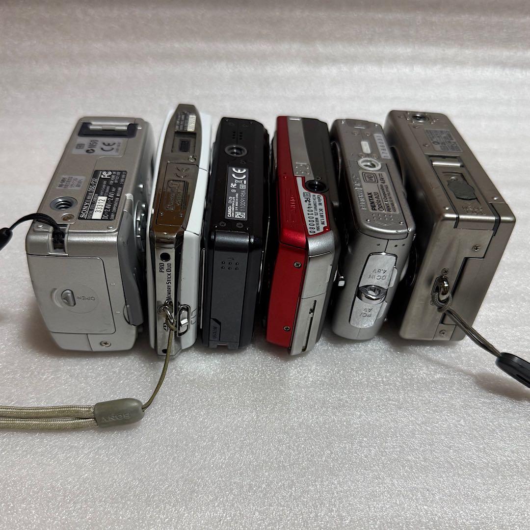 コンパクトデジタルカメラ6台セット　元箱付きも有　ジャンク　コンデジ　まとめ売り