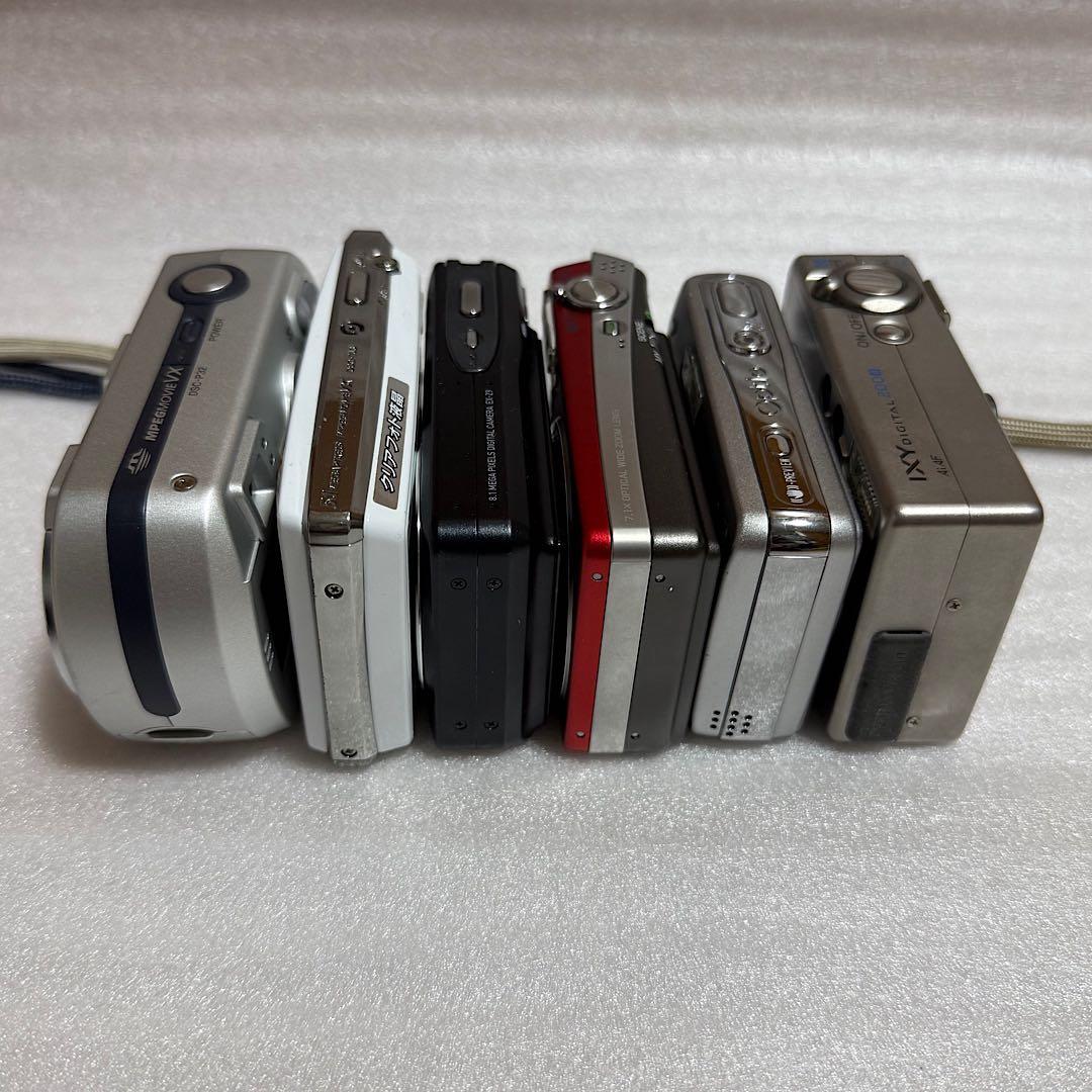 コンパクトデジタルカメラ6台セット　元箱付きも有　ジャンク　コンデジ　まとめ売り