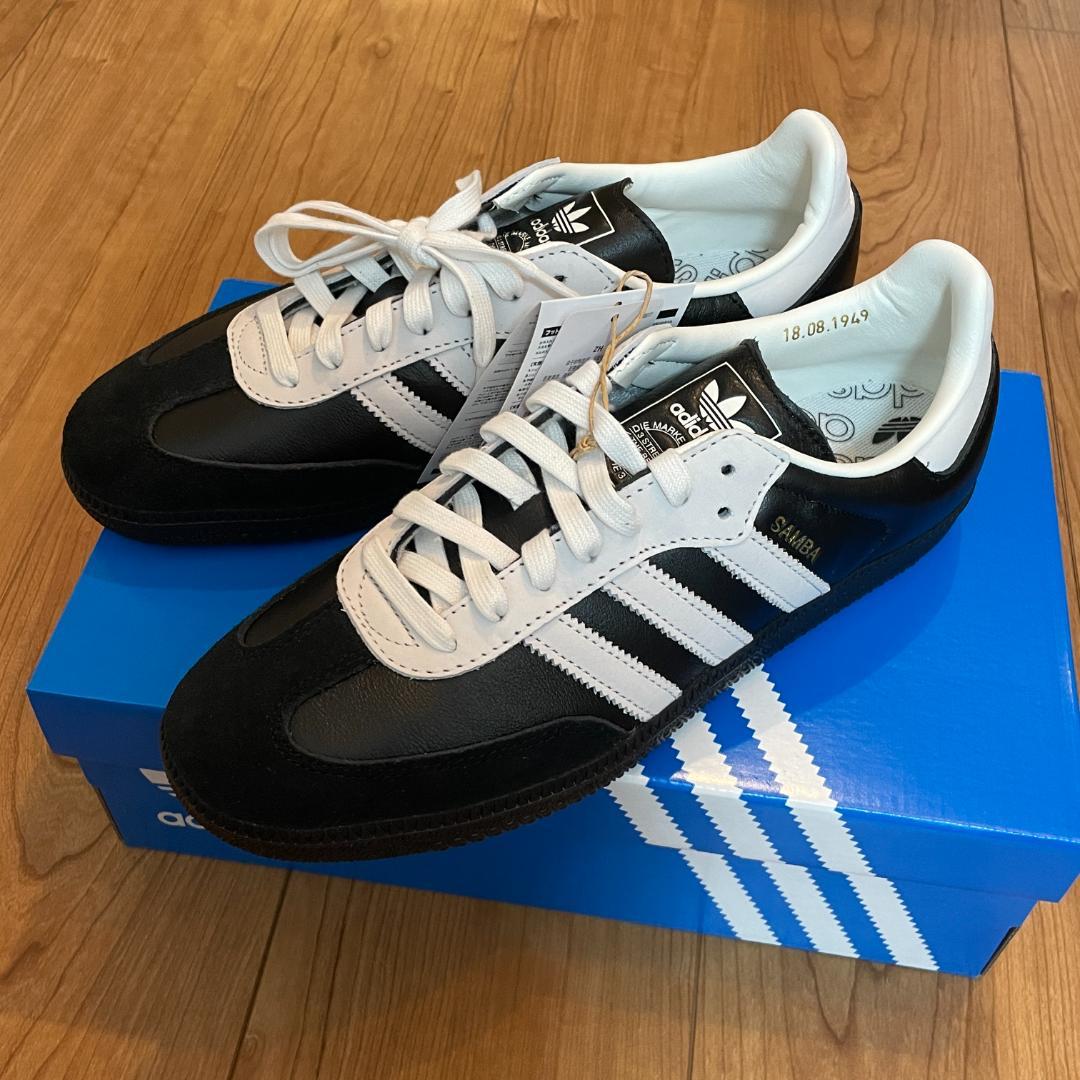 新品 サンバ OG adidas75周年 27 Samba JP5282 黒白 - メルカリ