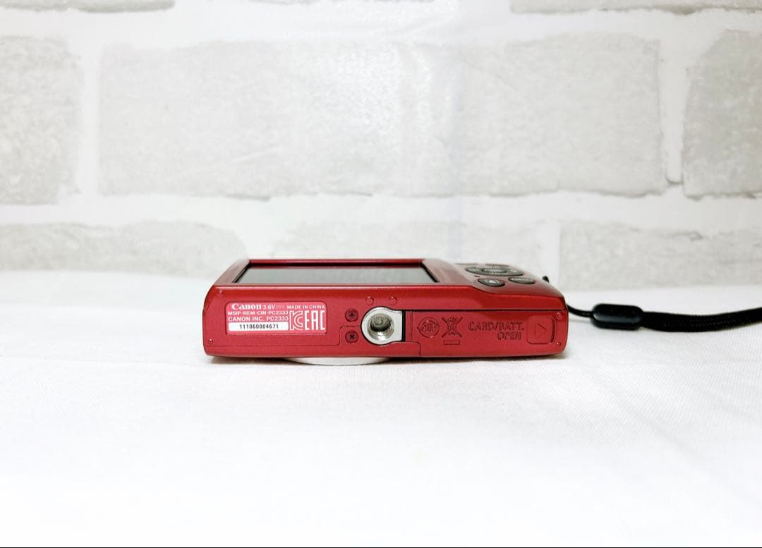 Canon キャノン IXY 200 レッド コンパクトデジタルカメラ