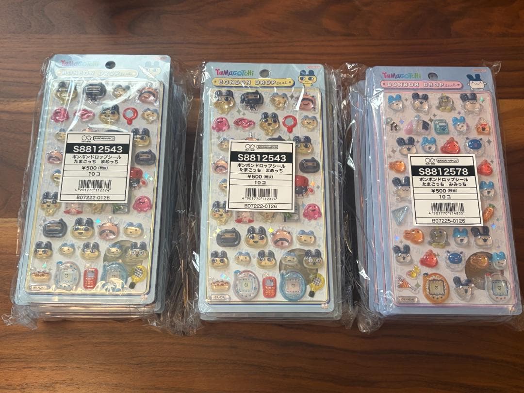 30枚セット 正規品 ボンボンドロップシール たまごっち まめっち みみっち たまごっち ボンボンドロップシール まめっち 正規品 : milkshopヤフー