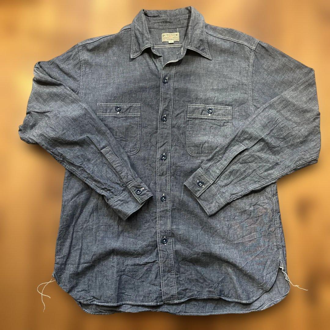 BUZZ RICKSON'S シャンブレーシャツ サイズL(16•1/2) 楽天市場】バズリクソンズ BUZZ RICKSON'S シャンブレーシャツ 長袖