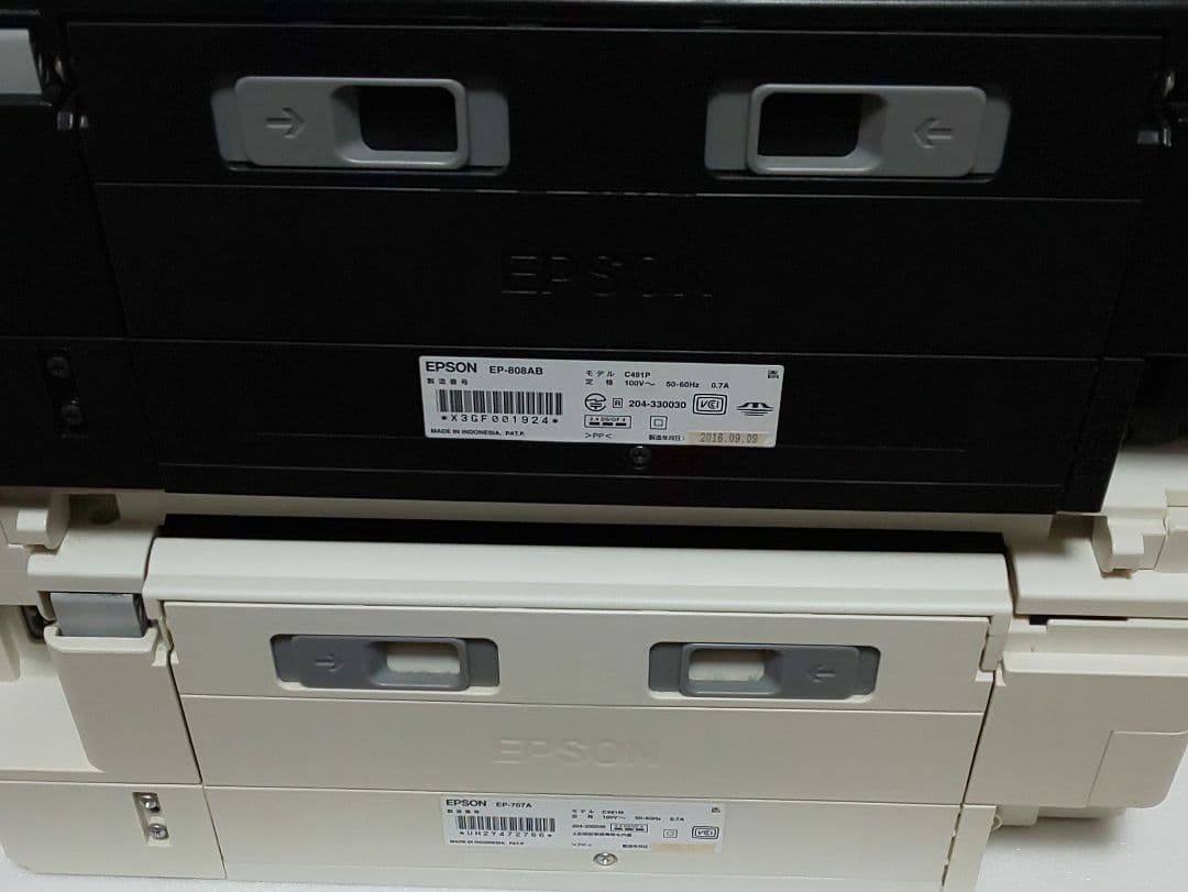 エプソンEPSON EP-808AB EP707Aセット ジャンク扱いプリンター - メルカリ