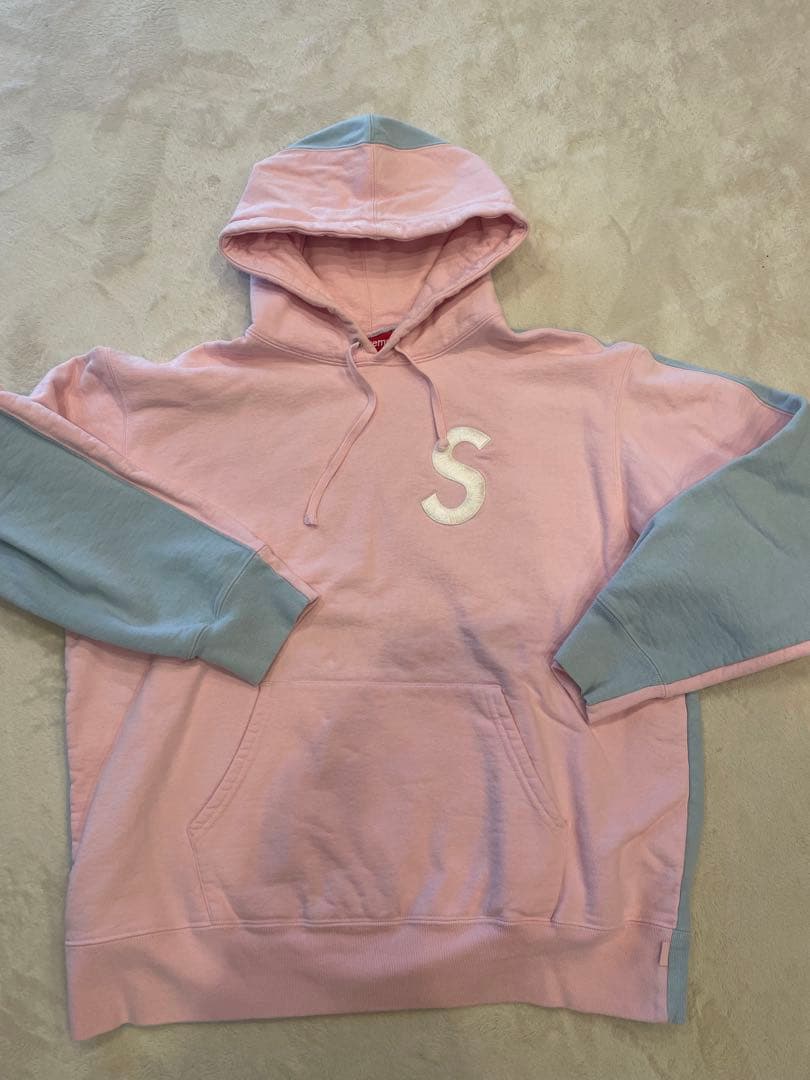 うなぎSupreme パーカー L ピンク/水色　売り切り交渉可能 Supreme（シュプリーム） 25AW Small Box Hooded Sweatshirt スモール